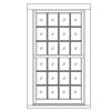 Hung Window
12-over-12
Unit Dimension 40" x 71"
7/8" SDL